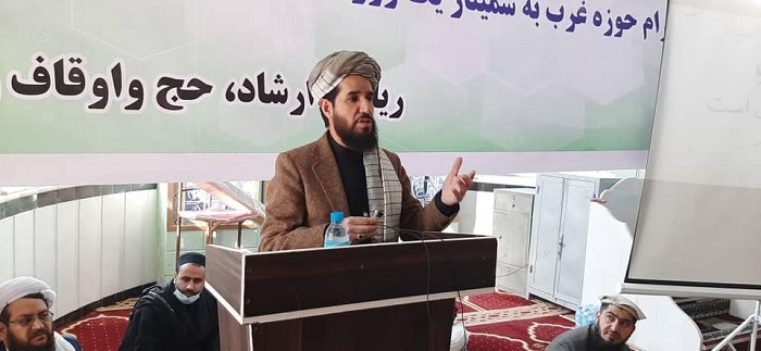 ورکشاپ تحت عنوان(اسلام دین اعتدال و وسطیت) با جمع کثیری از علماء کرام، خطباء و امامان مساجد زون غرب برگزار گردید.