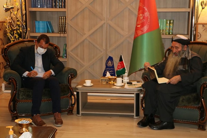 د پلان او پالیسۍ معین د اروپايي اتحادیې د بشري مرستو له رییس سره وکتل