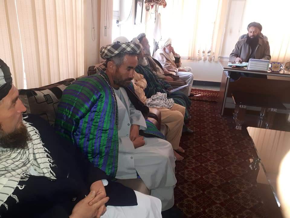د جوزجان ولایت د ارښاد حج او اوقافو ریس مخورو ، سپین ږرو او امامانو غونډه