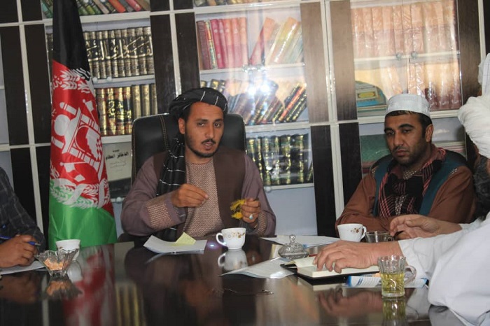 د کندهار ولایت د ارشاد، حج او اوقافو ریاست د غونډو په تالار کې د الحاج قاضي محمد عمر اخندزاده په مشرۍ اداري غونډه ترسره شوه.