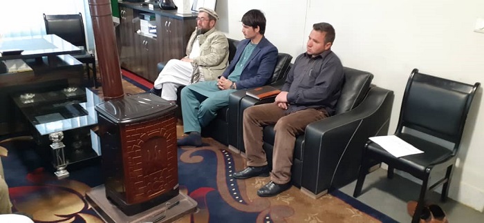 د ارښاد ، حج او اوقافو ریاست رئیس ، مولوي عبد الوارث الثمداني په ریاست د ارښاد ، حج او اوقافو ریاست  اداري غونډه