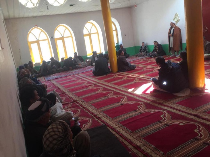سفرمولوي تاج الدين فروتن رئيس ارشاد، حج واوقاف و ريس امورزنان آن ولایت به ولسوالي سيغان 