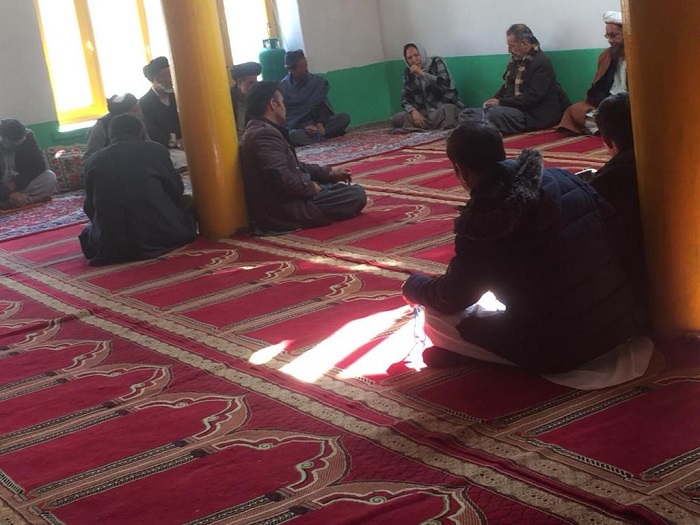 سفرمولوي تاج الدين فروتن رئيس ارشاد، حج واوقاف و ريس امورزنان آن ولایت به ولسوالي سيغان 