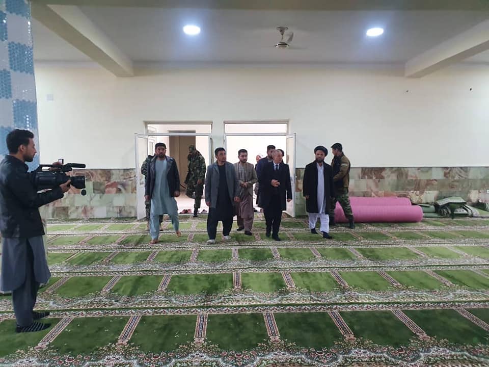 افتتاح مسجد جامعه ابوذرغفاری در مرکز ولایت سر پل 