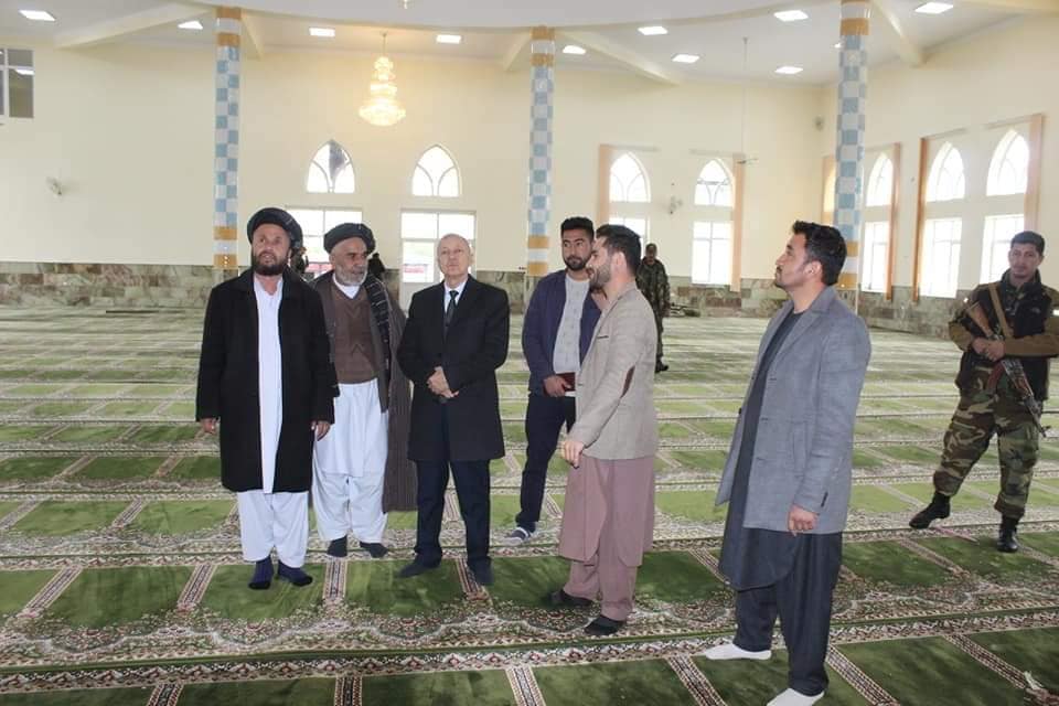 افتتاح مسجد جامعه ابوذرغفاری در مرکز ولایت سر پل 
