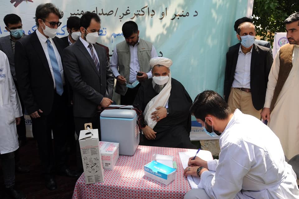 علمای کرام از واکسین کووید-۱۹ مستفید شدند