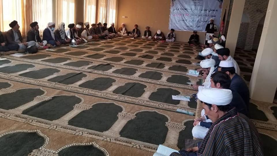 حمايت ازقطعنامه اتحاد علماء جهان اسلام در رابطه قطع جنگ در افغانستان