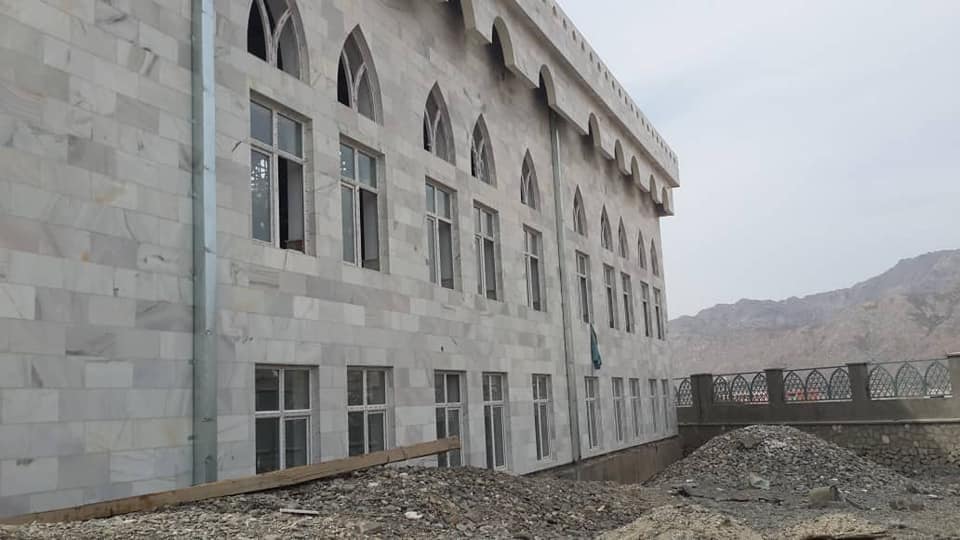 روند کار اعمار مسجد شریف عیدگاه شهرنیلی ولایت دایکندی