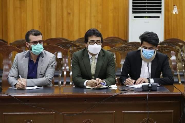 تدویر کنفرانس مشترک وزارت های ارشاد، حج و اوقاف، صحت عامه، اطلاعات و فرهنگ و اداره اترا در رابطه به مبارزه با موج سوم کرونا