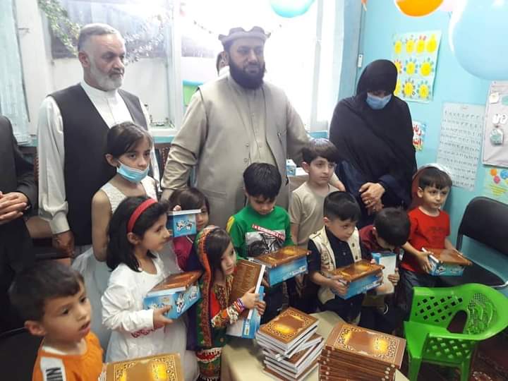 از روز جهانی کودک در کودکستان محل کار این وزارت تجلیل گردید