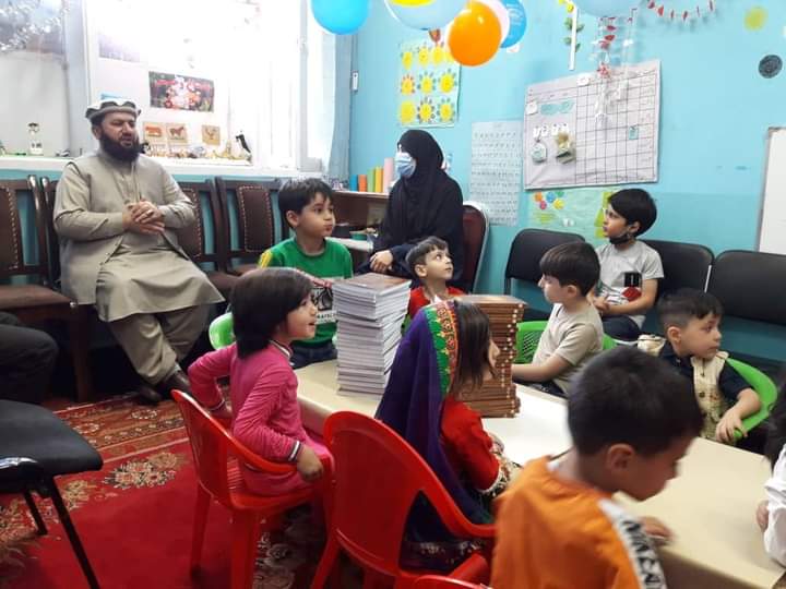 از روز جهانی کودک در کودکستان محل کار این وزارت تجلیل گردید