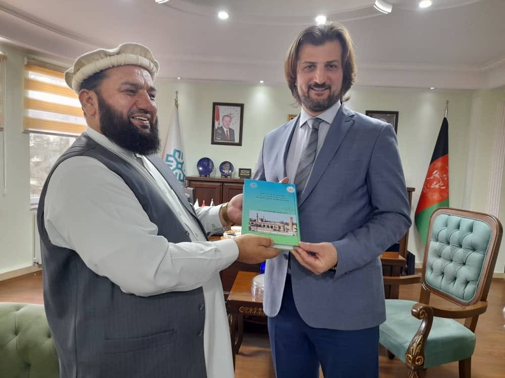 دیدار و ملاقات معین مسلکی وزارت با ریس بنیاد معارف ترکیه