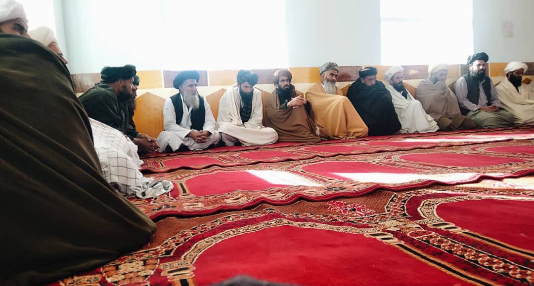 ملاقات ریس ارشاد حج و اوقاف ولایت لوگر با خطیبان و ملا امامان ولسوالی برکی برک