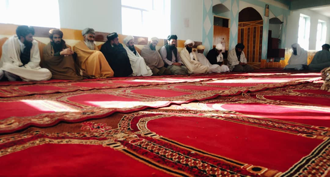 ملاقات ریس ارشاد حج و اوقاف ولایت لوگر با خطیبان و ملا امامان ولسوالی برکی برک