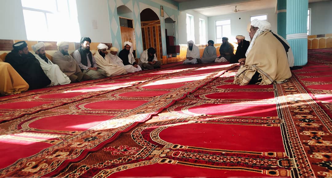 ملاقات ریس ارشاد حج و اوقاف ولایت لوگر با خطیبان و ملا امامان ولسوالی برکی برک