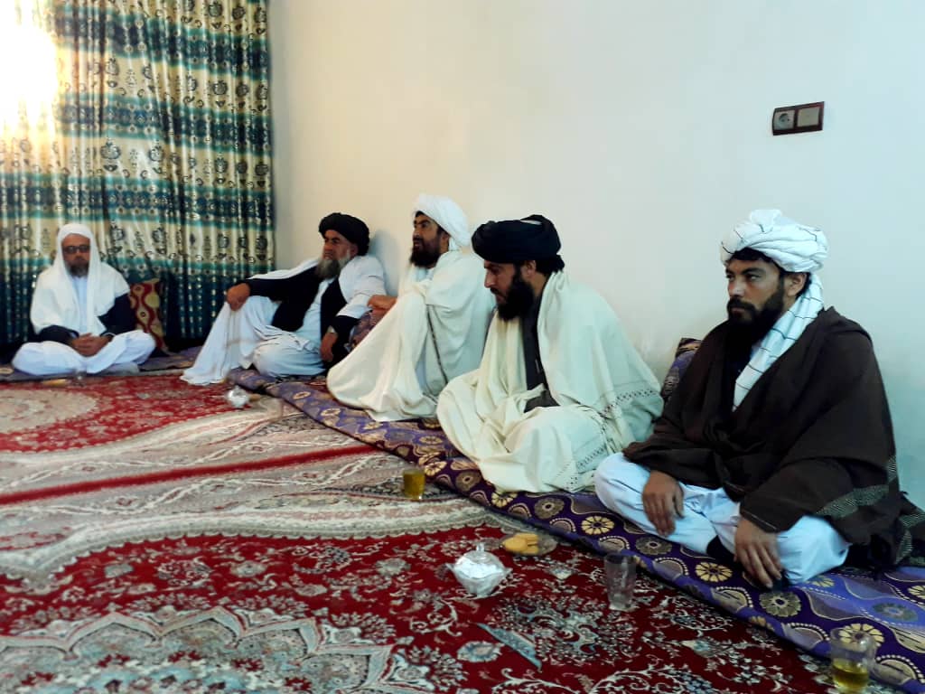 دیدار ریس ارشاد حج و اوقاف ولایت نیمروز از مدرسه احیا العلوم
