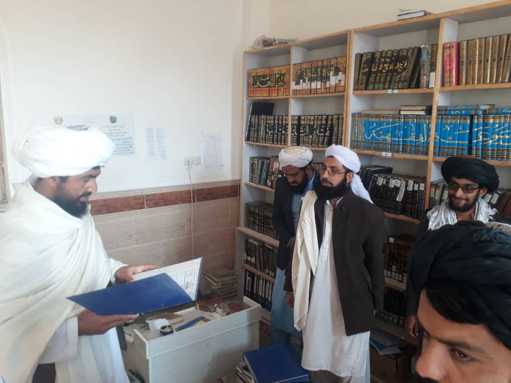 دیدار ریس ارشاد حج و اوقاف ولایت نیمروز از مدرسه احیا العلوم