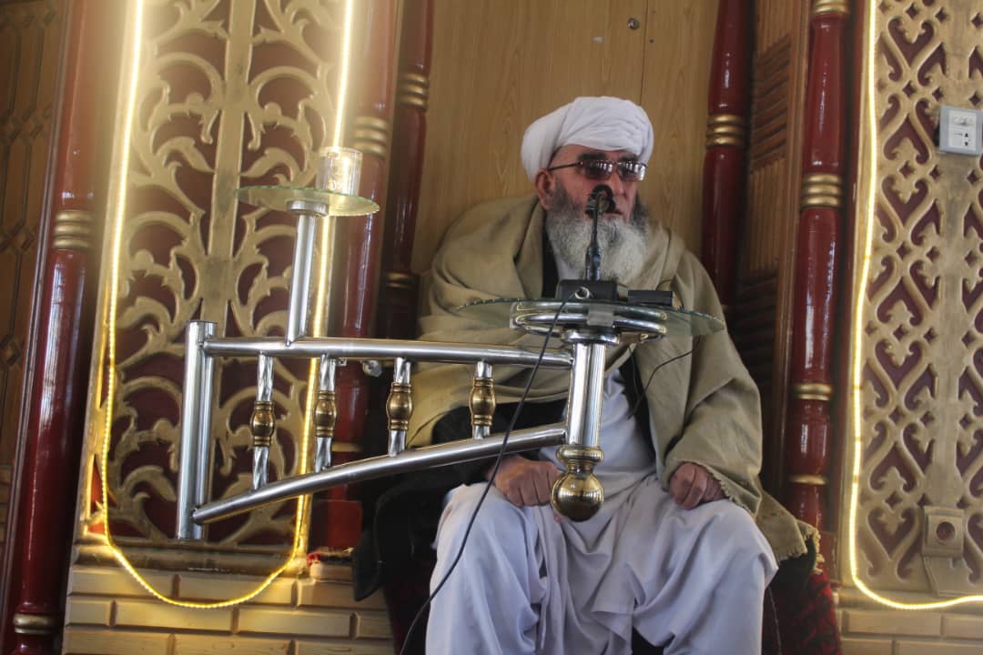 د غزنی ولایت د جمعې د لمانځه د خطبې په تړاو.