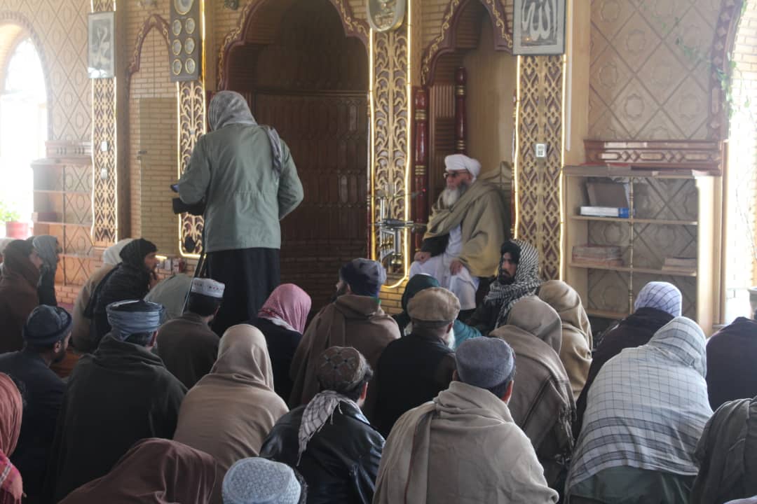د غزنی ولایت د جمعې د لمانځه د خطبې په تړاو.