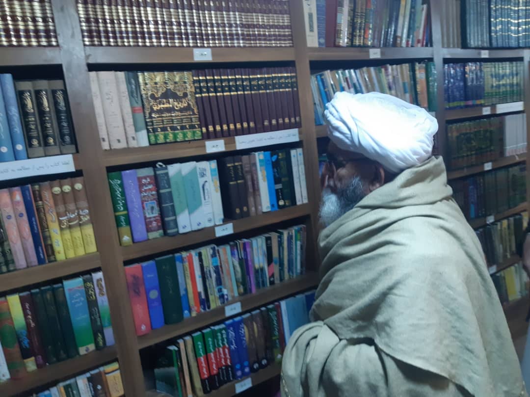 دیدار ریس ارشاد حج و اوقاف ولایت غزنی از کتابخانه عامه اقراء و رادیو تلویزیون سعادت.