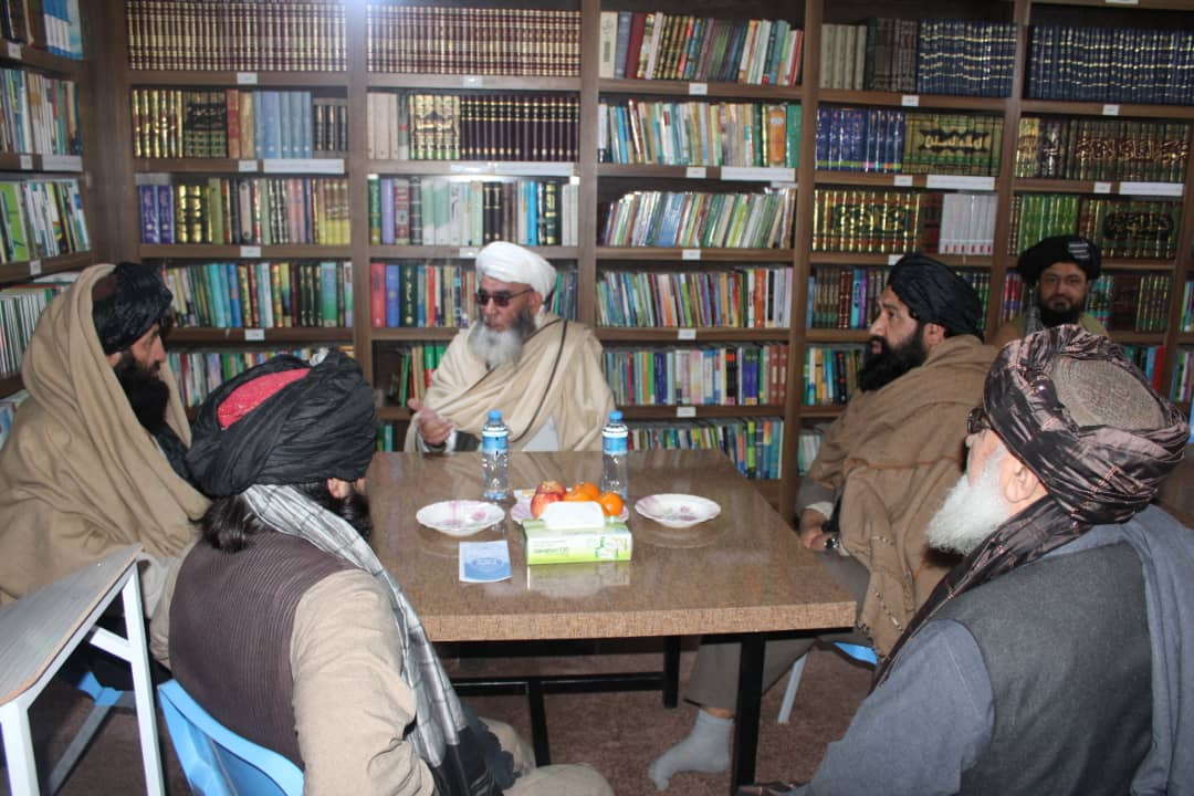دیدار ریس ارشاد حج و اوقاف ولایت غزنی با برخی از مقامات دیگر از مساجد آنولا