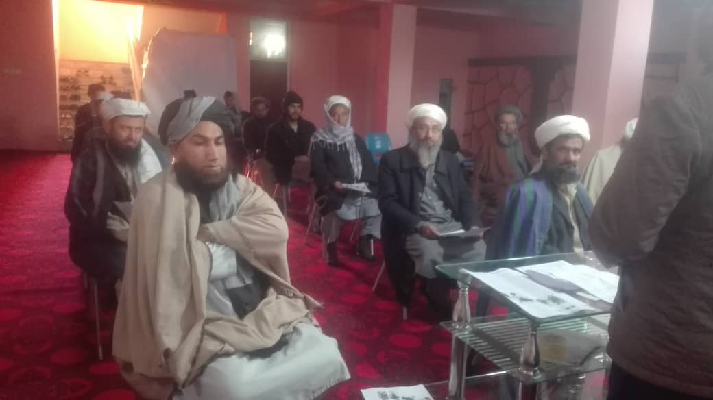 کمپاین واکسین پولیو (فلج اطفال)  با هماهنگی ریاست ارشاد،حج و اوقاف و ریاست صحت عامه 