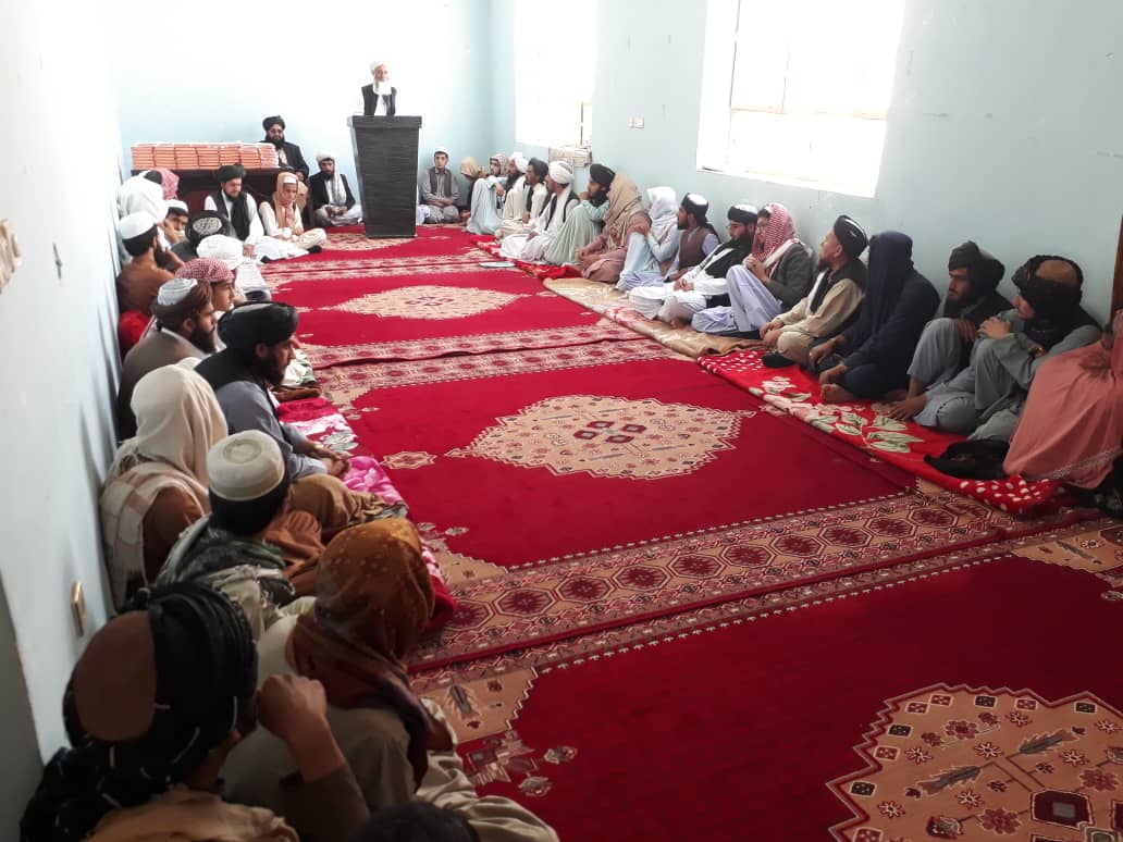تدویر جلسه ریاست ارشاد،حج و اوقاف ولایت نیمروز با حفاظ کرام 