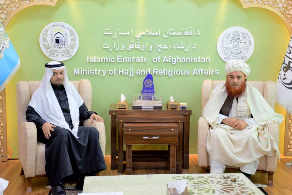 د ارشاد، حج او اوقافو وزیر د سعودي عربستان سفارت دقنسولی له مستشار سره وکتل.