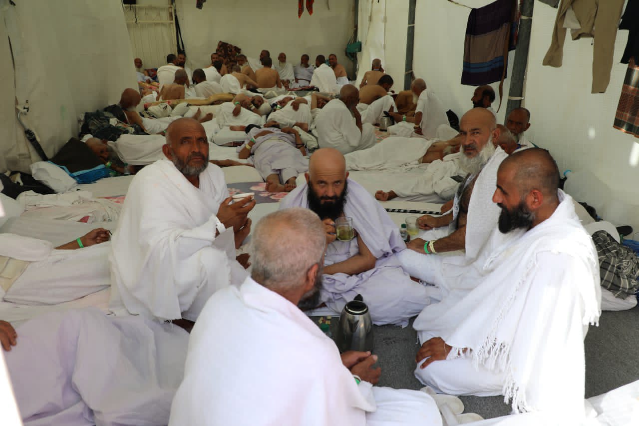 The arrival of 30,000 pilgrims of the country in Mina Sharif