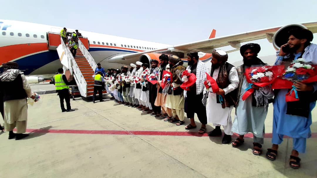The first return flight of Pilgrims from Saudi Arabia arrived in Kabul