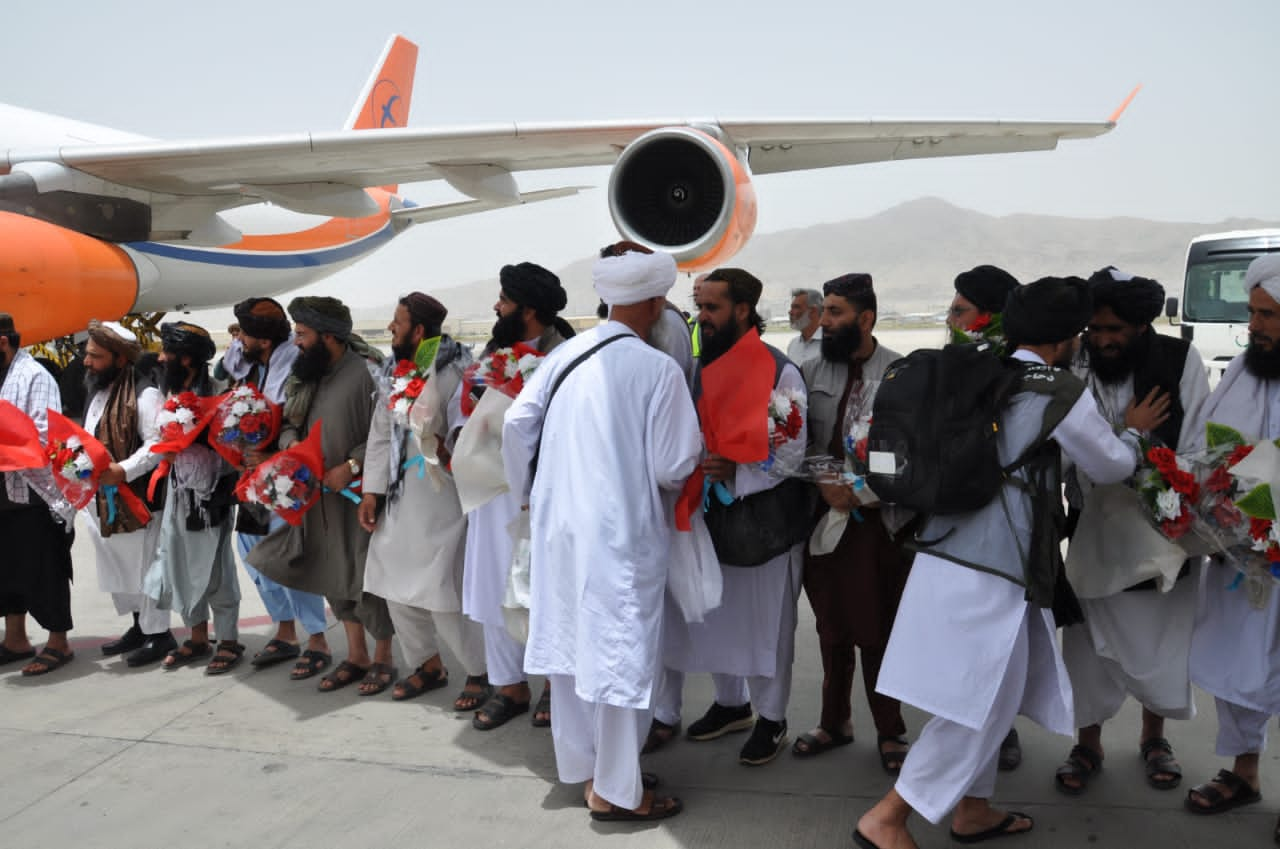 The first return flight of Pilgrims from Saudi Arabia arrived in Kabul