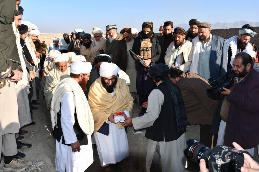 "A stone threshold of a a mosque in the Qal'a Hassan Khan, Dolatzi Village, Bagrami District, Kabul Province was laid down 