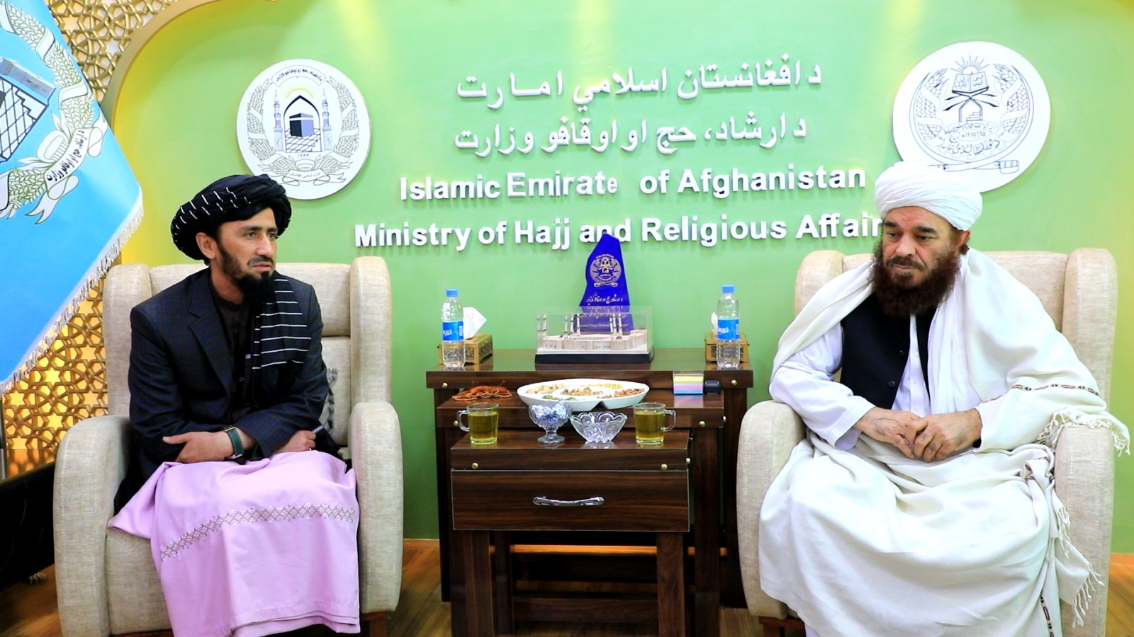 The round-trip contract for the pilgrims of the year 1445 H was separately contracted with Ariana Afghan Airlines and Kam Air.