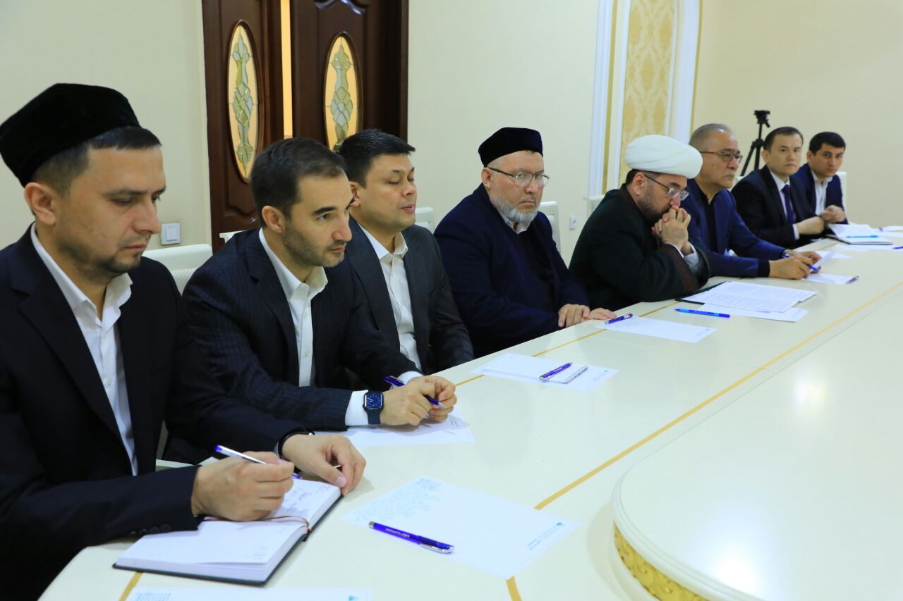 The Minister of MOHIA met with the Grand Mufti of Uzbekistan during his continued trip