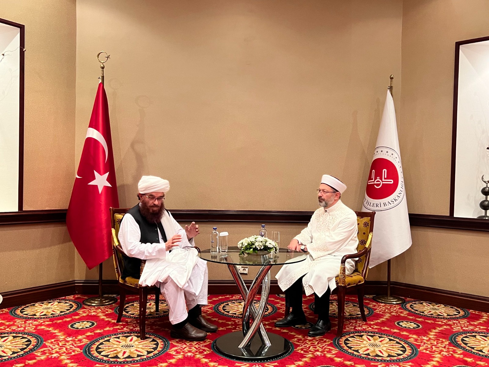 Meeting of the Minister of MOHIA with the Head of the Department of Religious Affairs in Turkey