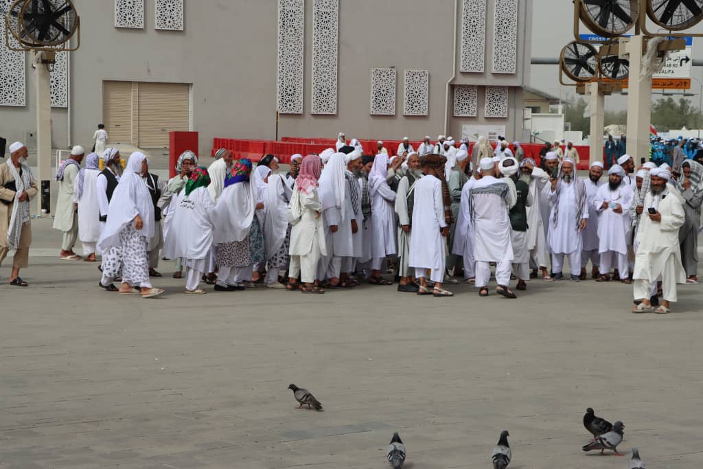 Afghan pilgrims in Mecca were introduced to the sacred sites known as the Mashair