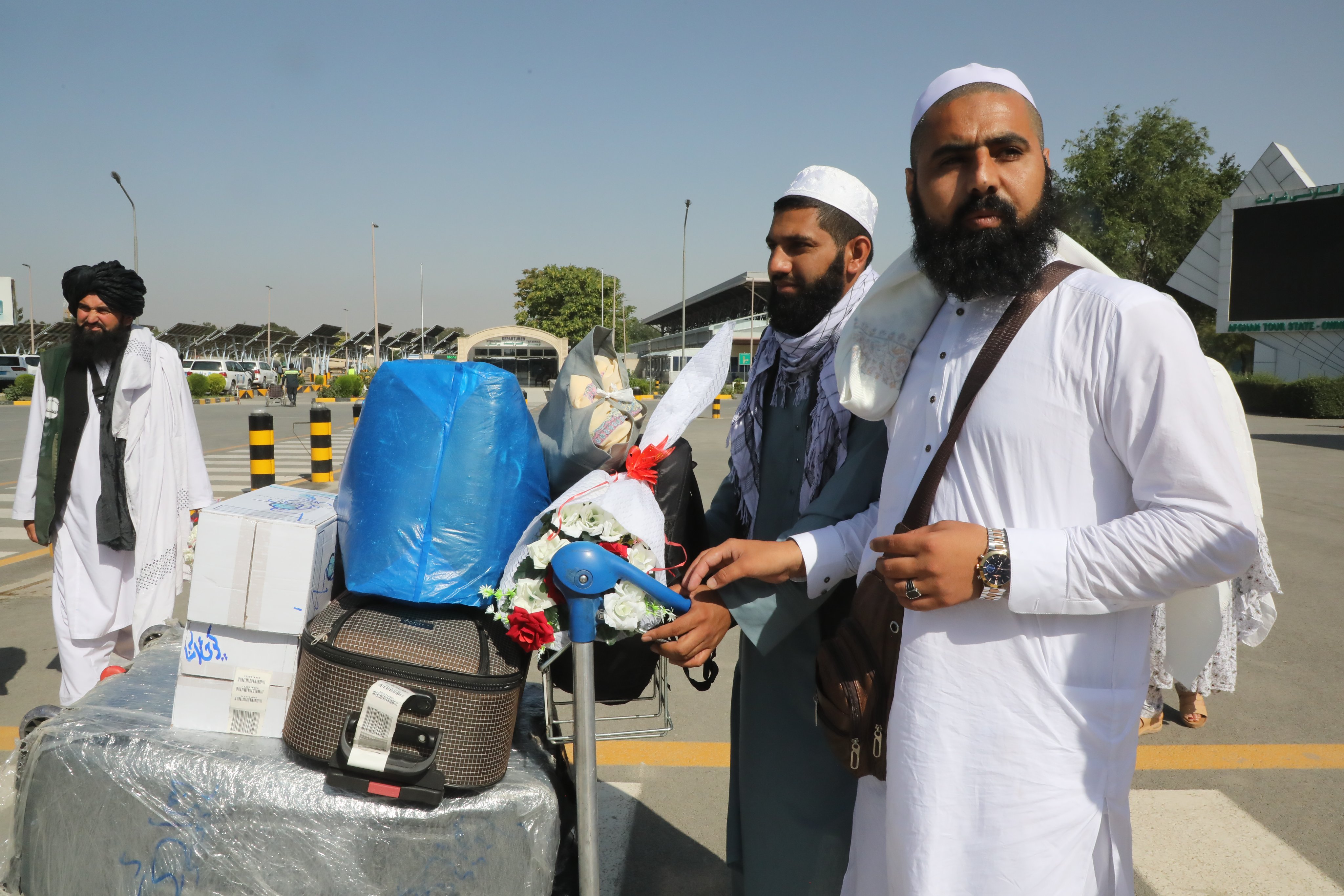 The First Flight of Afghan Pilgrims Arrived Today at Kabul International Airport  