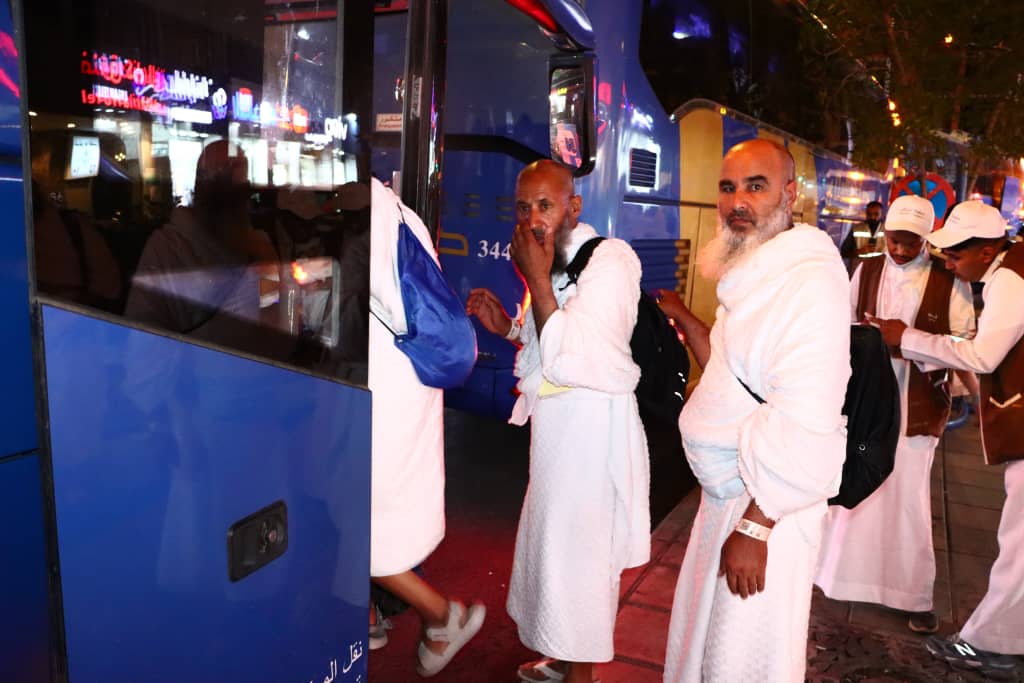 Afghan pilgrims departed for Mina to perform the Hajj rituals