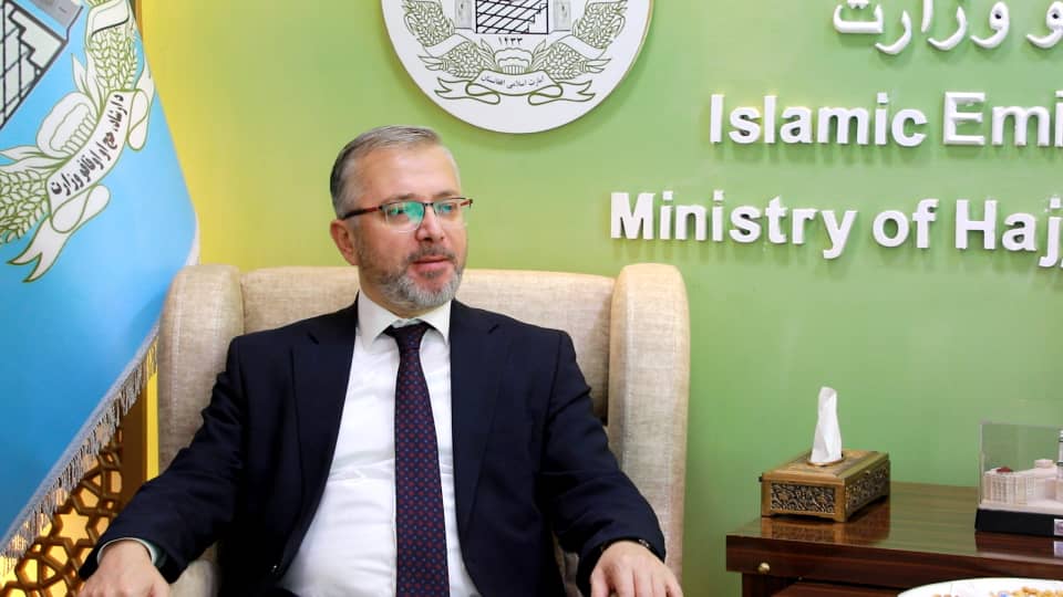 د ارشاد، حج او اوقافو وزیر د ترکیې د دیني چارو ادارې له لوړپوړي هیئت سره وکتل