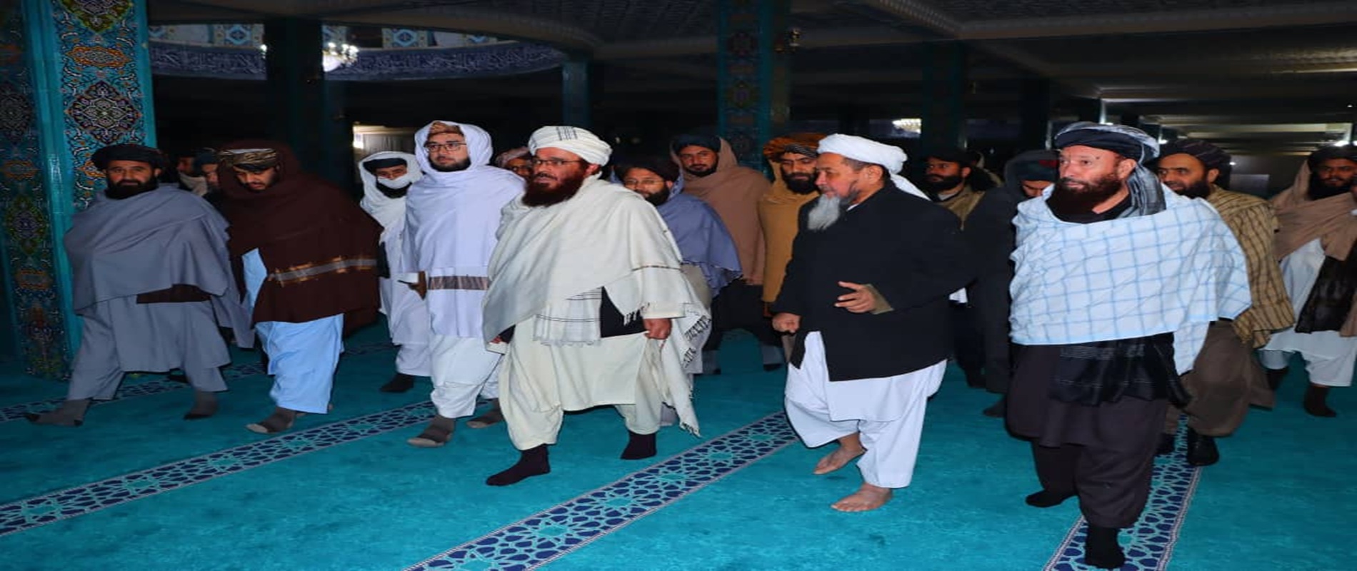 The Minister of MOHIA, leading a delegation, traveled to Balkh province and visited various religious services and national development projects.