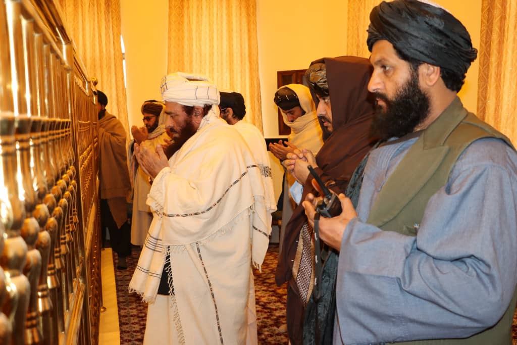 The Minister of MOHIA, leading a delegation, traveled to Balkh province and visited various religious services and national development projects.