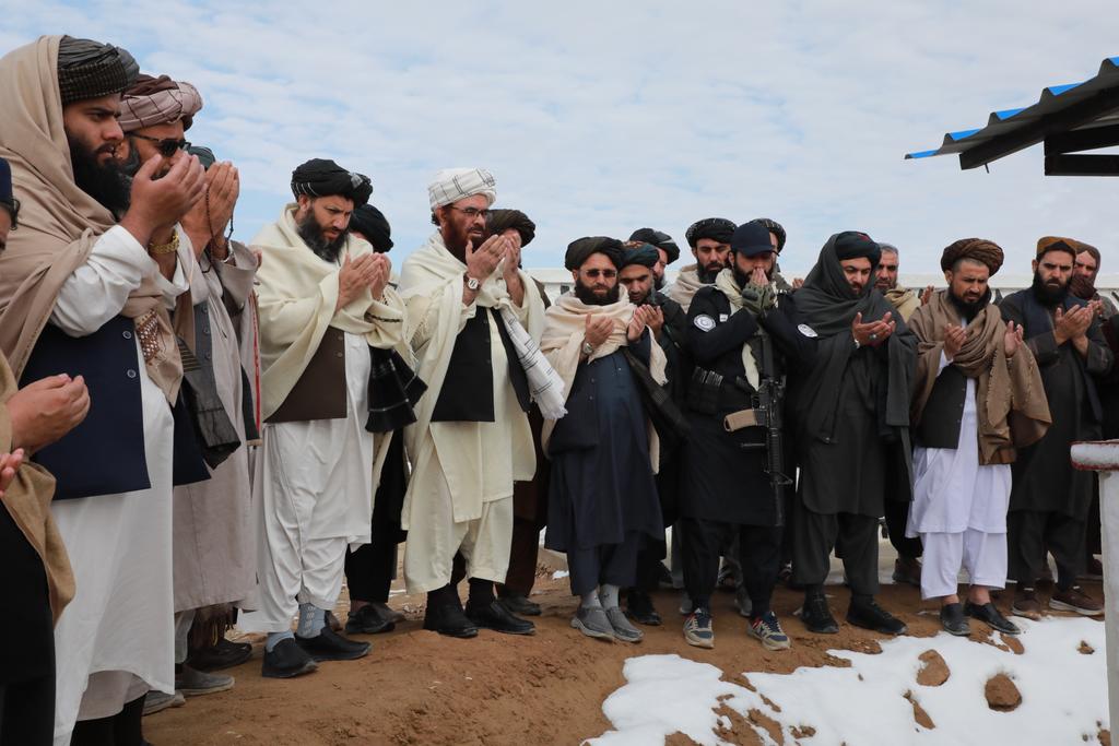 The Minister of MOHIA, leading a delegation to assess religious and administrative matters and to visit the martyrs' shrine in Dasht-e-Leili, traveled to Jowzjan province.