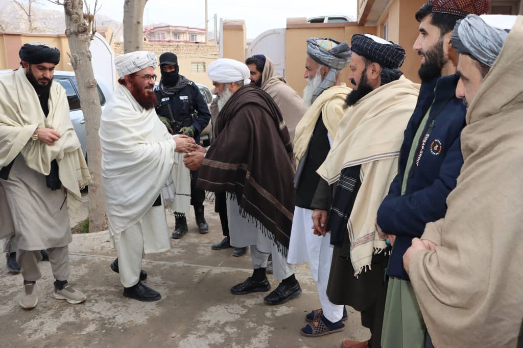 وزیر ارشاد، حج و اوقاف کشور در رأس یک هیئت در جریان سفر خود به ولایت بغلان با والی این ولایت، مسؤولان اداری و امامان و علمای کرام شماری از ولسوالی‌ ها دیدار کرد